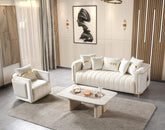 Sovara Living – Avanora Turkish Sofa Set – Beige (3+2+1)